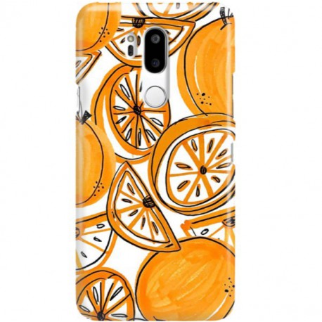 ETUI CLEAR NA TELEFON LG G7 SŁODKIE POMARAŃCZE