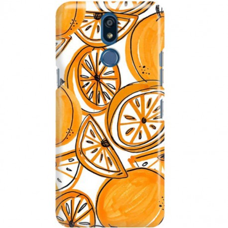 ETUI CLEAR NA TELEFON LG K40 SŁODKIE POMARAŃCZE