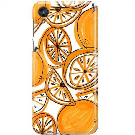 ETUI CLEAR NA TELEFON MOTOROLA MOTO E6 PLUS SŁODKIE POMARAŃCZE