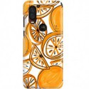 ETUI CLEAR NA TELEFON MOTOROLA MOTO ONE VISION SŁODKIE POMARAŃCZE