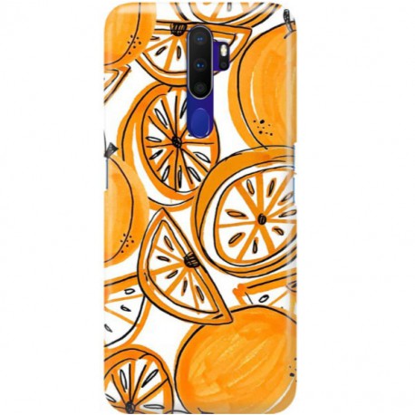 ETUI CLEAR NA TELEFON OPPO A9 2020 SŁODKIE POMARAŃCZE