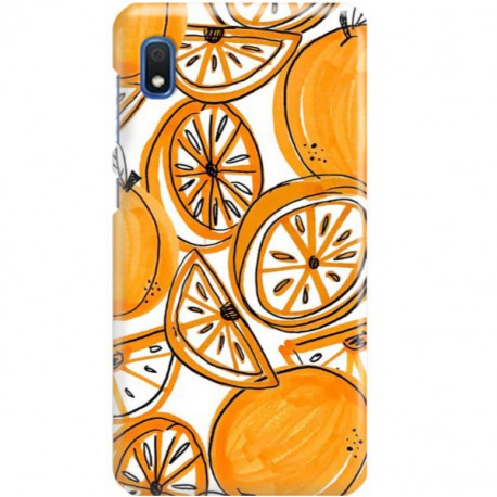 ETUI CLEAR NA TELEFON SAMSUNG GALAXY A10 SŁODKIE POMARAŃCZE