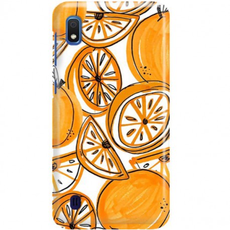 ETUI CLEAR NA TELEFON SAMSUNG GALAXY A10E SŁODKIE POMARAŃCZE
