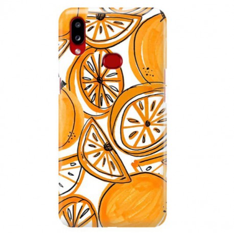 ETUI CLEAR NA TELEFON SAMSUNG GALAXY A10S SŁODKIE POMARAŃCZE