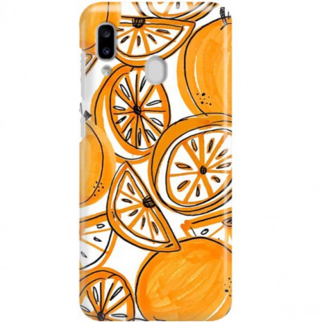 ETUI CLEAR NA TELEFON SAMSUNG GALAXY A20E SŁODKIE POMARAŃCZE