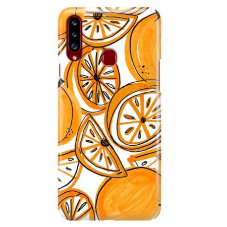 ETUI CLEAR NA TELEFON SAMSUNG GALAXY A20S SŁODKIE POMARAŃCZE