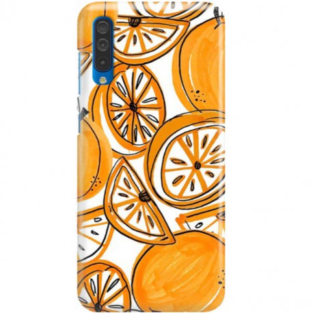 ETUI CLEAR NA TELEFON SAMSUNG GALAXY A50 SŁODKIE POMARAŃCZE