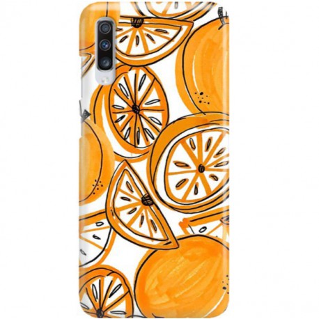 ETUI CLEAR NA TELEFON SAMSUNG GALAXY A70 SŁODKIE POMARAŃCZE