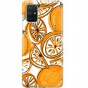 ETUI CLEAR NA TELEFON SAMSUNG GALAXY A71 SŁODKIE POMARAŃCZE