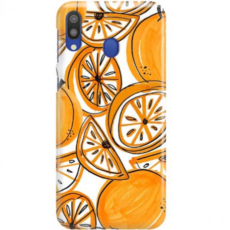 ETUI CLEAR NA TELEFON SAMSUNG GALAXY M20 SŁODKIE POMARAŃCZE