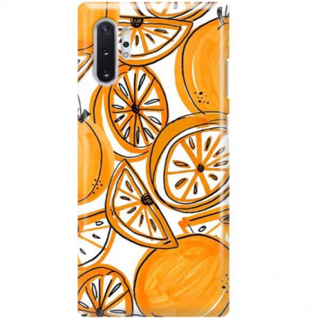 ETUI CLEAR NA TELEFON SAMSUNG GALAXY NOTE 10 PLUS SŁODKIE POMARAŃCZE