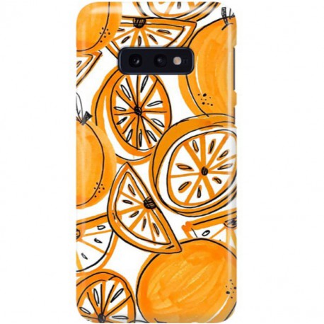 ETUI CLEAR NA TELEFON SAMSUNG GALAXY S10E SŁODKIE POMARAŃCZE