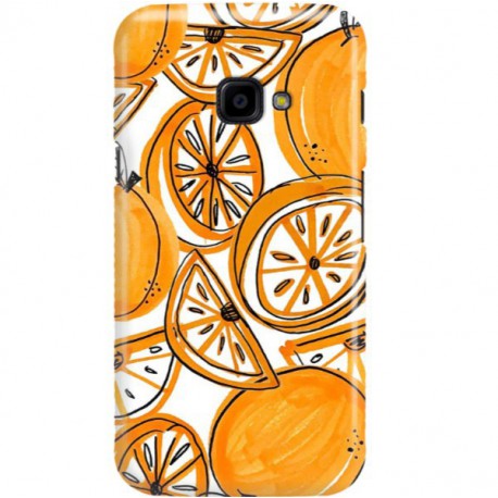 ETUI CLEAR NA TELEFON SAMSUNG GALAXY XCOVER 4 SŁODKIE POMARAŃCZE