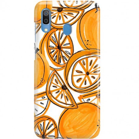 ETUI CLEAR NA TELEFON SAMSUNG GALAXY A30 SŁODKIE POMARAŃCZE