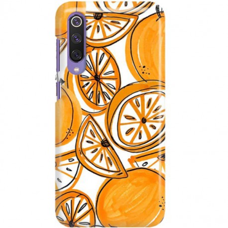 ETUI CLEAR NA TELEFON XIAOMI MI9 SE SŁODKIE POMARAŃCZE