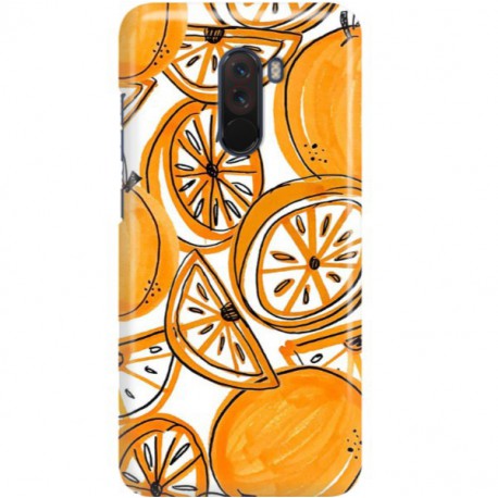 ETUI CLEAR NA TELEFON XIAOMI POCO F1 SŁODKIE POMARAŃCZE