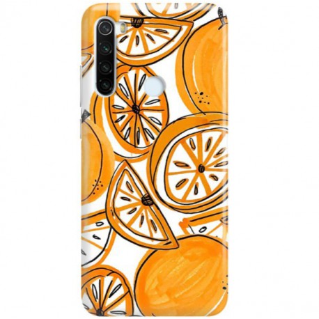 ETUI CLEAR NA TELEFON XIAOMI REDMI NOTE 8T SŁODKIE POMARAŃCZE