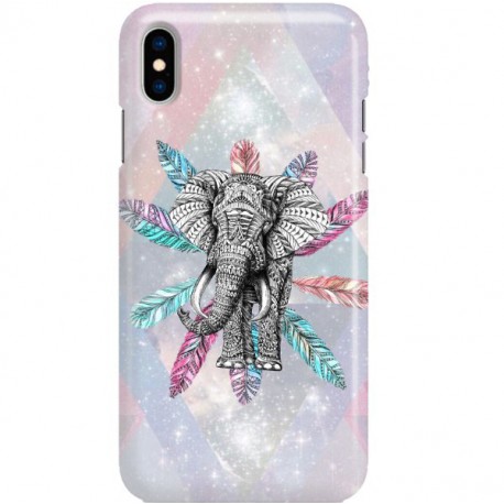 ETUI CLEAR NA TELEFON APPLE IPHONE X / XS SŁOŃ BOHO 2