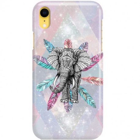 ETUI CLEAR NA TELEFON APPLE IPHONE XR SŁOŃ BOHO 2