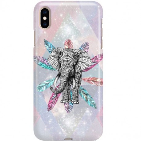 ETUI CLEAR NA TELEFON APPLE IPHONE XS MAX SŁOŃ BOHO 2
