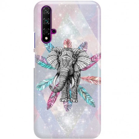 ETUI CLEAR NA TELEFON HUAWEI NOVA 5 SŁOŃ BOHO 2