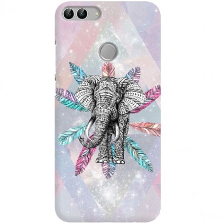 ETUI CLEAR NA TELEFON HUAWEI P SMART SŁOŃ BOHO 2