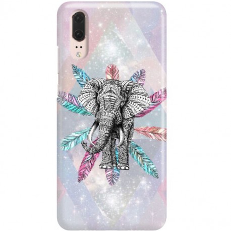 ETUI CLEAR NA TELEFON HUAWEI P20 SŁOŃ BOHO 2