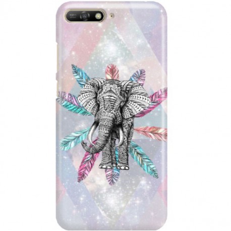 ETUI CLEAR NA TELEFON HUAWEI Y6 2018 SŁOŃ BOHO 2