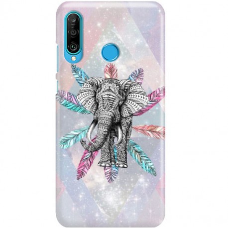ETUI CLEAR NA TELEFON HUAWEI P30 LITE SŁOŃ BOHO 2
