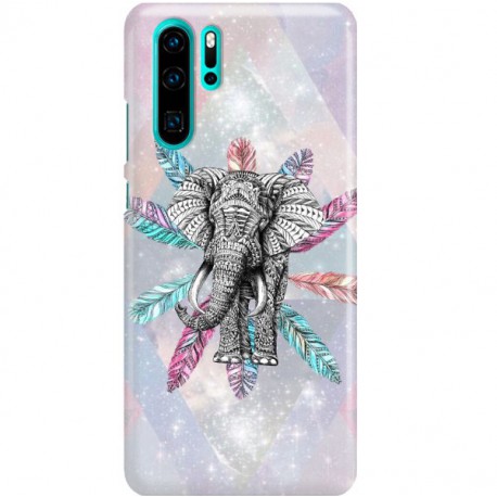 ETUI CLEAR NA TELEFON HUAWEI P30 PRO SŁOŃ BOHO 2