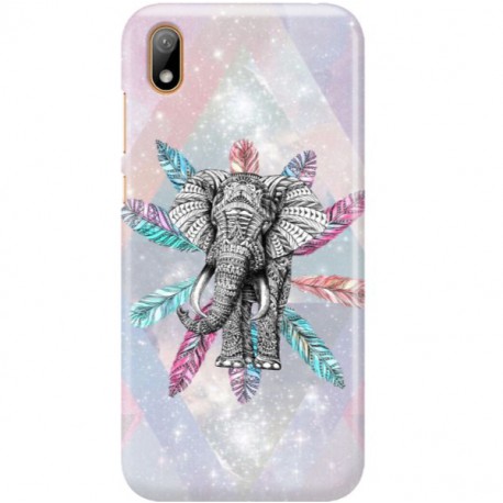 ETUI CLEAR NA TELEFON HUAWEI Y5 2019 SŁOŃ BOHO 2