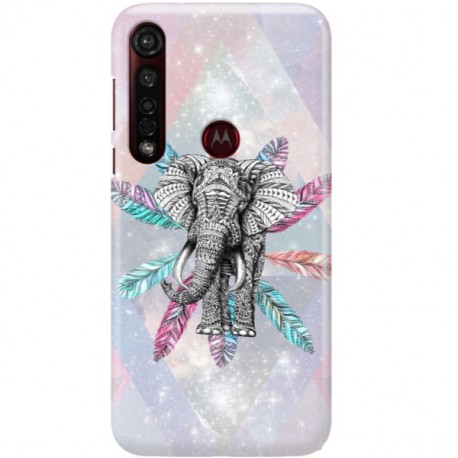 ETUI CLEAR NA TELEFON MOTOROLA MOTO G8 PLUS SŁOŃ BOHO 2