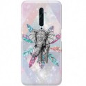 ETUI CLEAR NA TELEFON OPPO RENO 2 SŁOŃ BOHO 2