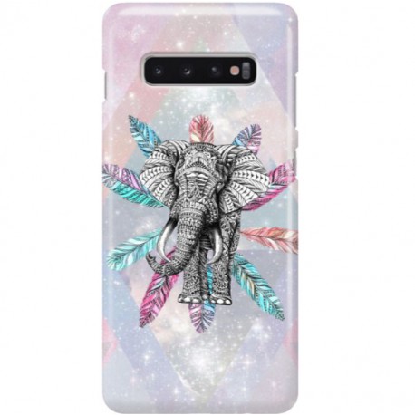 ETUI CLEAR NA TELEFON SAMSUNG GALAXY S10 PLUS SŁOŃ BOHO 2