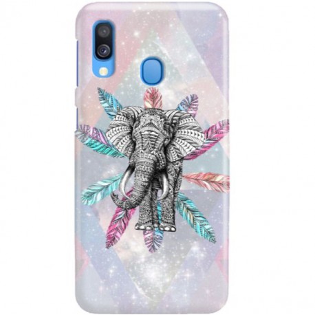 ETUI CLEAR NA TELEFON SAMSUNG GALAXY A40 SŁOŃ BOHO 2