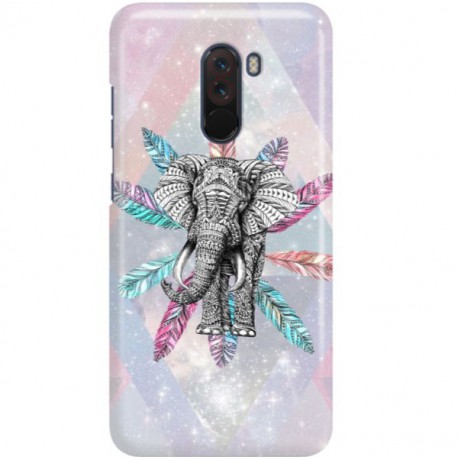 ETUI CLEAR NA TELEFON XIAOMI POCO F1 SŁOŃ BOHO 2