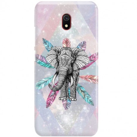 ETUI CLEAR NA TELEFON XIAOMI REDMI 8A SŁOŃ BOHO 2