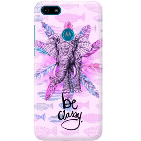 ETUI CLEAR NA TELEFON MOTOROLA MOTO E6 PLAY SŁON BOHO 3