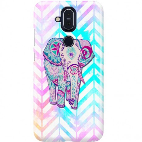 ETUI CLEAR NA TELEFON NOKIA 8.1 / X7 SŁON BOHO 1