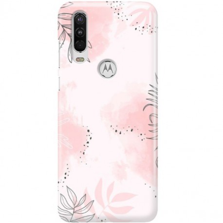 ETUI CLEAR NA TELEFON MOTOROLA MOTO ONE ACTION WATERCOLOR