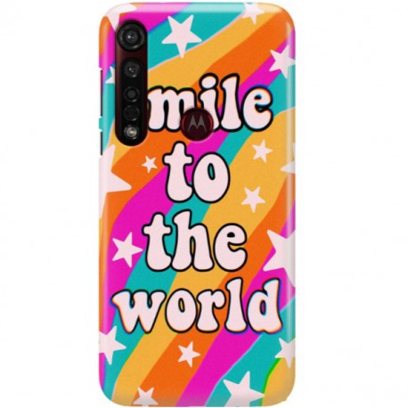 ETUI CLEAR NA TELEFON MOTOROLA MOTO G8 PLUS WONDERFUL WORLD