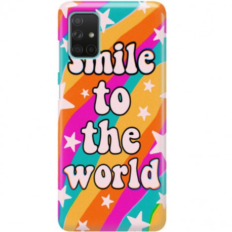 ETUI CLEAR NA TELEFON SAMSUNG GALAXY A71 WONDERFUL WORLD
