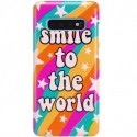ETUI CLEAR NA TELEFON SAMSUNG GALAXY S10 WONDERFUL WORLD