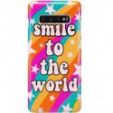 ETUI CLEAR NA TELEFON SAMSUNG GALAXY S10 PLUS WONDERFUL WORLD