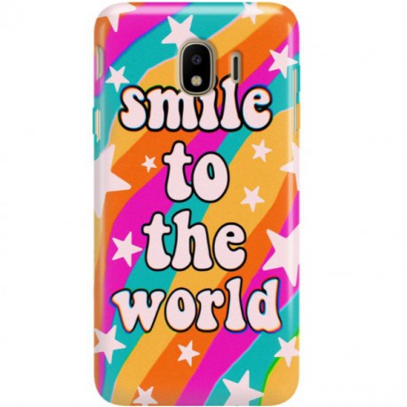 ETUI CLEAR NA TELEFON SAMSUNG GALAXY J4 2018 WONDERFUL WORLD