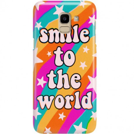 ETUI CLEAR NA TELEFON SAMSUNG GALAXY J6 2018 WONDERFUL WORLD