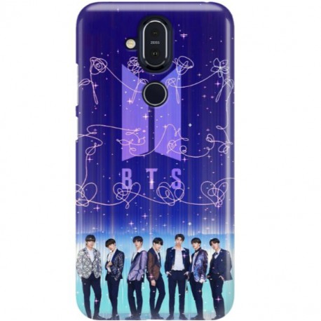 ETUI CLEAR NA TELEFON NOKIA 8.1 / X7 ZESPÓŁ BTS