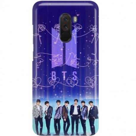 ETUI CLEAR NA TELEFON XIAOMI POCO F1 ZESPÓŁ BTS