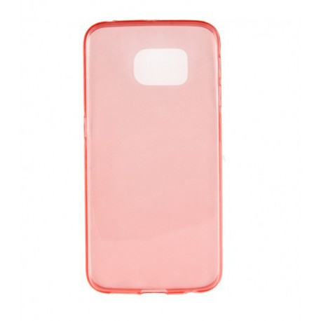 ETUI CLEAR NA TELEFON SAMSUNG GALAXY S6 EDGE CZERWONY