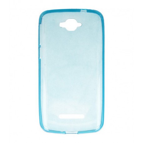 ETUI CLEAR NA TELEFON ALCATEL ONE TOUCH POP C7 NIEBIESKI